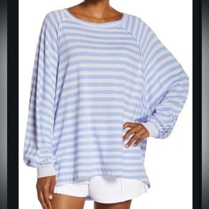 Free People FP Movement Shes Everything Striped Shirt Medium